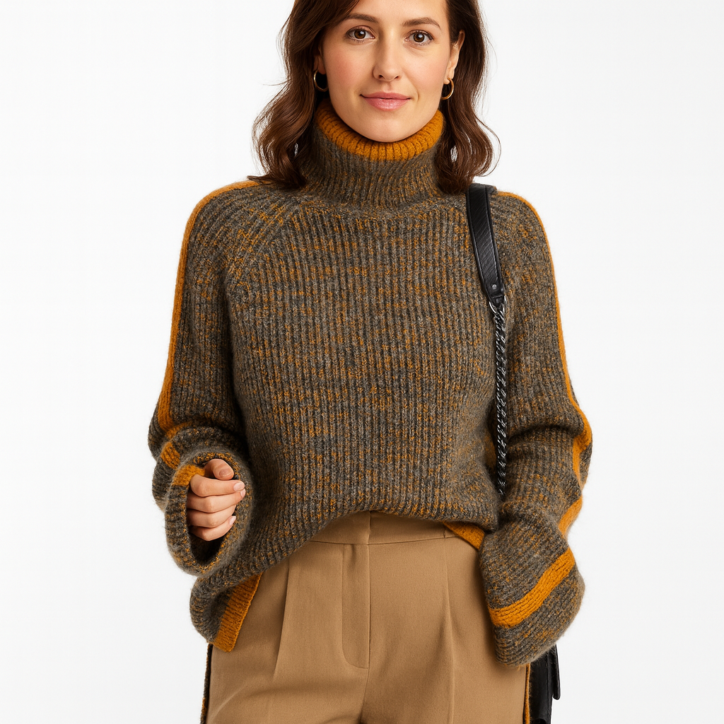 Heather |  Women Premium Winter Rope Sweater
