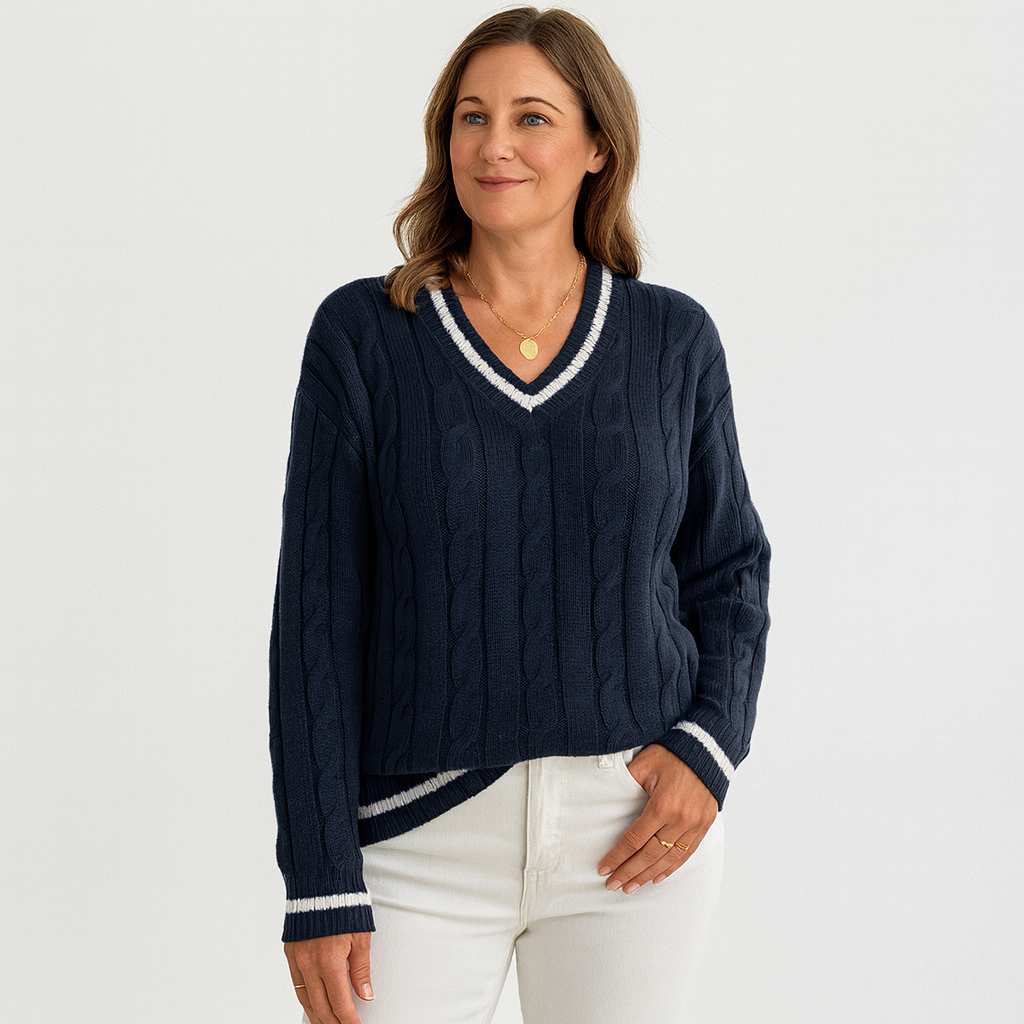 Faith | Women Stylish Winter V-Neck Sweater