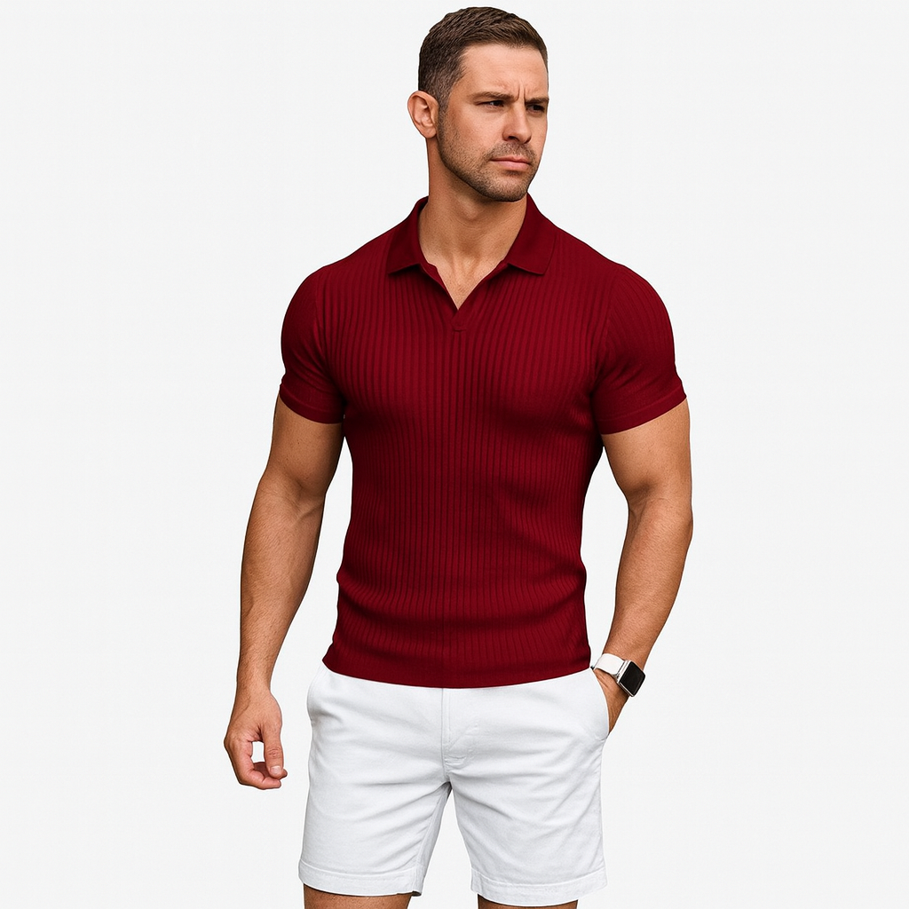 Liam | Stylish Men Summer Muscle Fit Polo Shirt