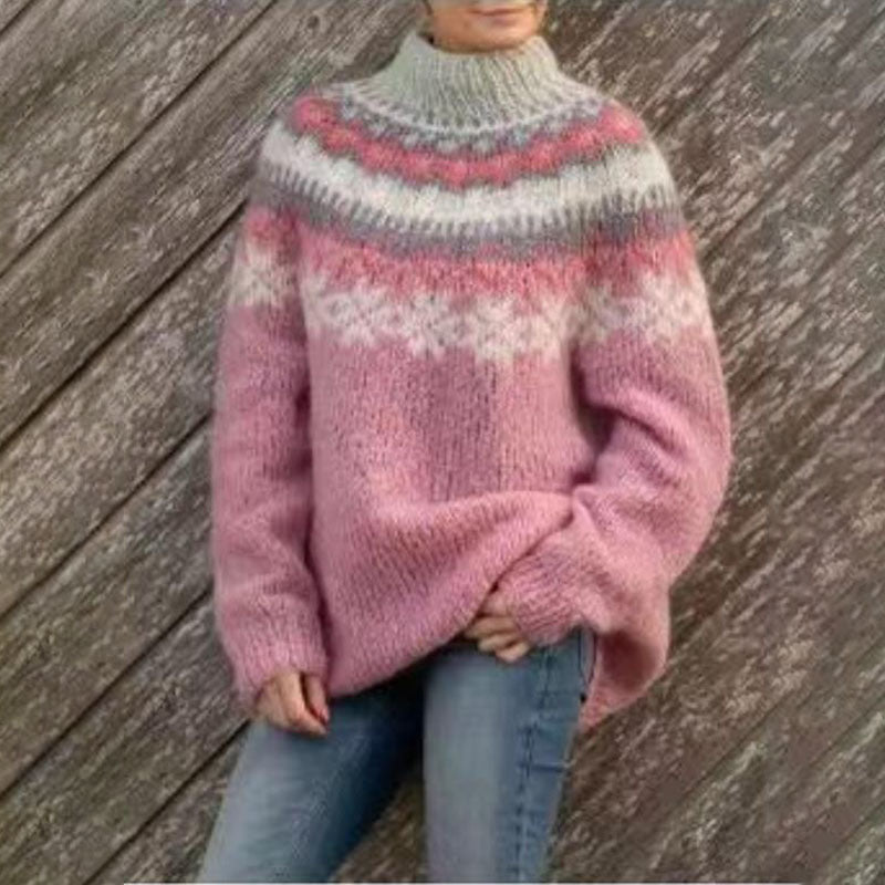 Gemma | Cozy Winter Women’s Nordic Knit Sweater