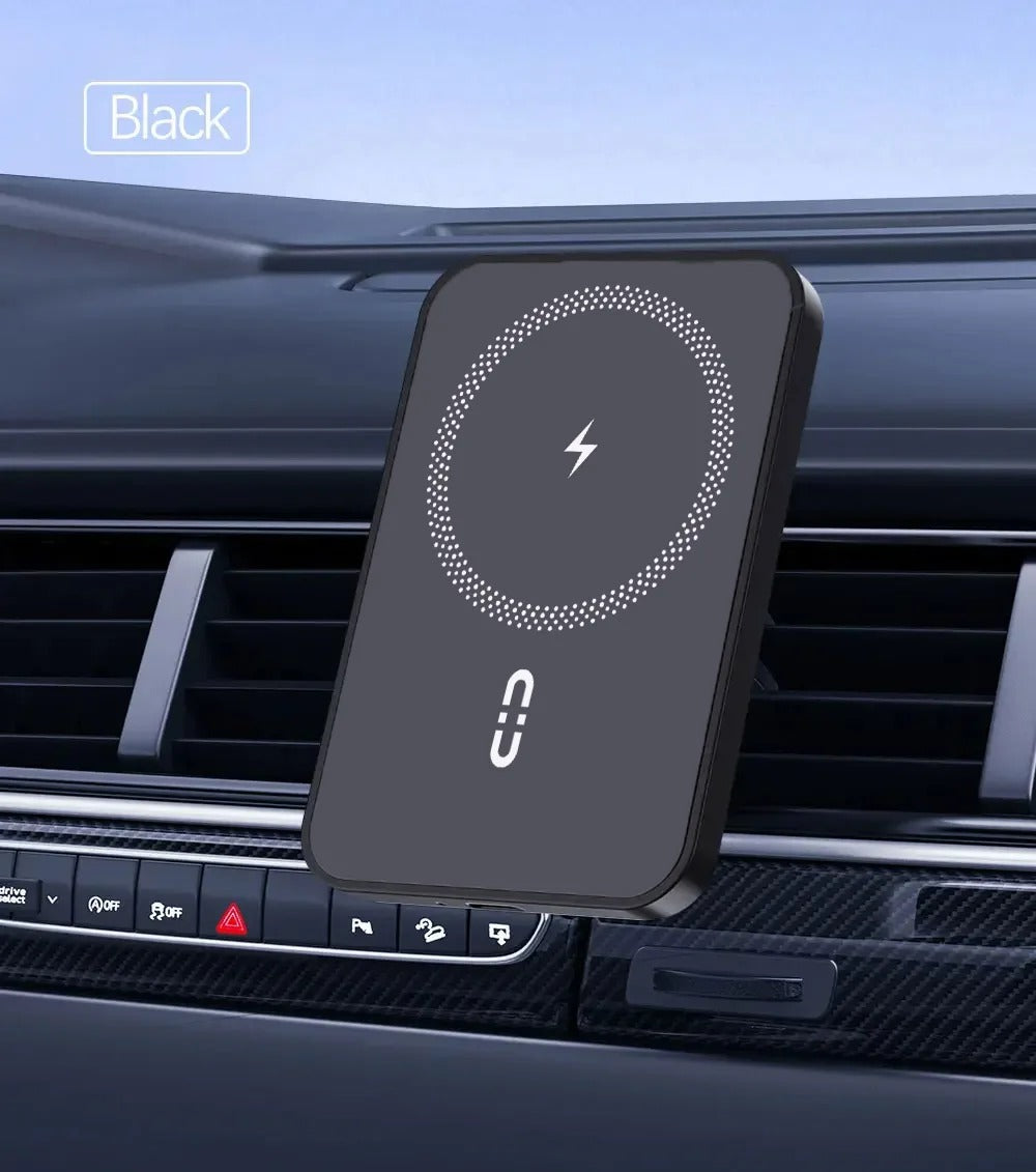 Magnetic Car Phone Mount Wireless 15W Fast Charger
