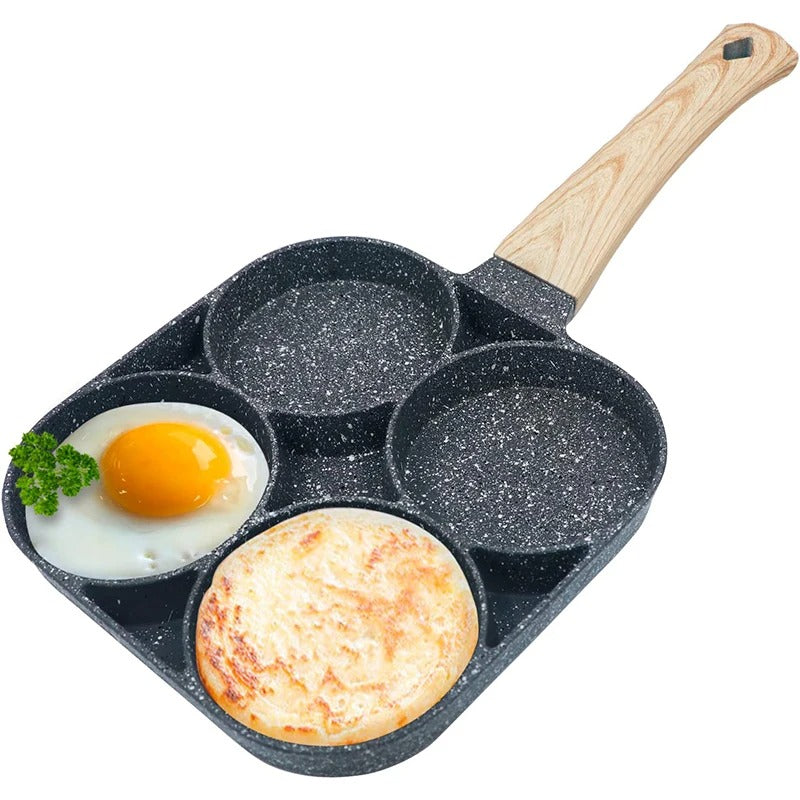 Lmetjma Nonstick Egg Frying Pan 4-Cup Pancake