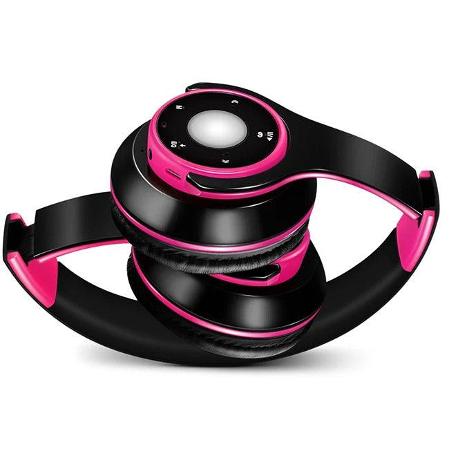 Colorful Wireless Bluetooth 5.3 Foldable Stereo Sport Headphones