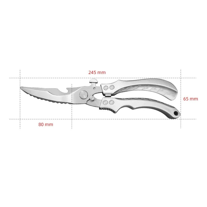 Stainless Steel Kitchen Scissors for Chicken Fish Cutting