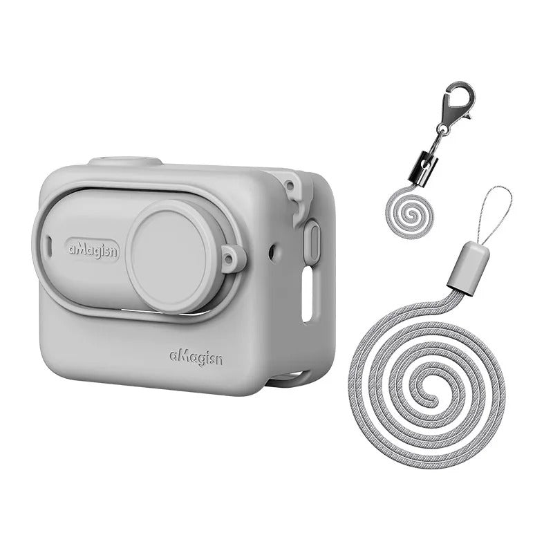 Silicone Protective Case with Lens Cover for Insta360 GO 3S